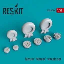 Gloster Meteor wheels 1:48