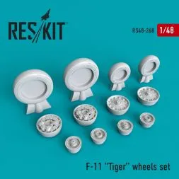 F-11 Tiger wheels 1:48