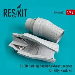 Su-30 exhaust nozzles (parking) for Kitty Hawk 1:48