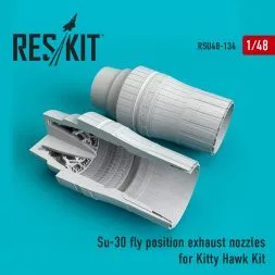 Su-30 exhaust nozzles for Kitty Hawk 1:48