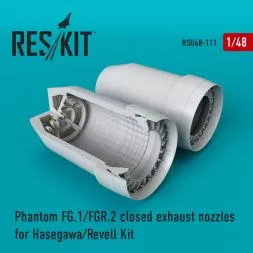 Phantom FG.1/FGR.2 closed exhaust nozzles for Hasegawa/Revell 1:48