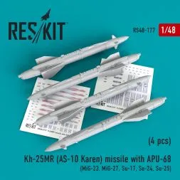 Kh-25MR (AS-10 Karen) missile with APU-68 1:48