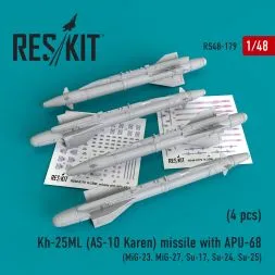 Kh-25ML (AS-10 Karen) missile with APU-68 1:48