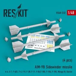AIM-9B Sidewinder missile 1:48