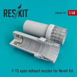 F-15 open exhaust nozzles for Revell 1:48