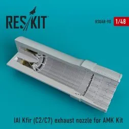 IAI Kfir C2/C7 exhaust nozzles fo AMK 1:48