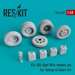 Kfz.305 Opel blitz wheels set 1:48