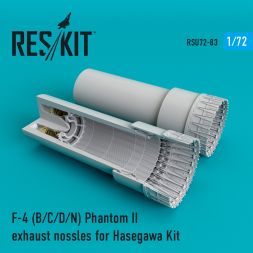 F-4 Phantom II (B/C/D/N) exhaust nossles for Hasegawa 1:72