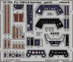 Fw 190A-8 interior for Hasegawa 1:32