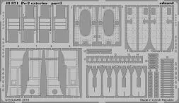 Pe-2 exterior P.E. for Zvezda 1:48
