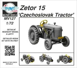 Zetor 15 Czechoslovak Tractor 1:72