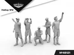 Technicians modern Russia Air Force (Syria) 1:48