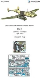 Pe-2 detail set (color) for Zvezda 1:72