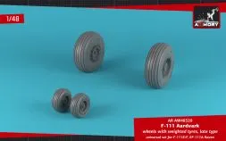 F-111 Aardvark late type wheels w/ weighted tires 1:48