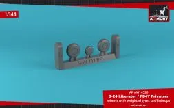 B-24 Liberator / PB4Y Privateer wheels 1:144