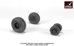 SH-60 Seahawk wheels w/ weighted tires 1:72