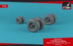 OV-22 Osprey wheels w/ weighted tires type "a" 1:72