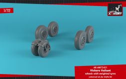 A.W. Valiant wheels w/ weighted tires 1:72