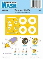 Tempest Mk.II/V mask for Special Hobby 1:48