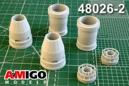 Su-57 exhaust nozzles (closed position) 1:48