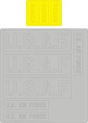 L-19/O-1 Bird Dog USAF marking masks 1:32