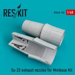 Su-33 exhaust nozzles for Minibase 1:48