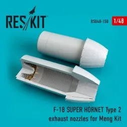 F/A-18E/F Super Hornet (Type 2) exhaust nozzles for Meng 1:48