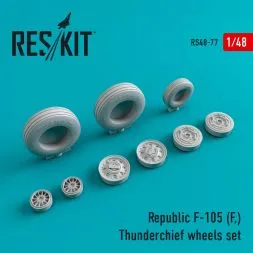 F-105 (F,) Thunderchief wheels set 1:48