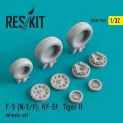 F-5 (N/E/F), KF-5F  Tiger II wheels set 1:32