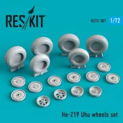 He 219 Uhu wheels set 1:72