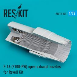 F-16 open exhaust nozzles for Revell 1:72