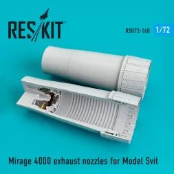 Mirage 4000 exhaust nozzles for ModelSvit 1:72