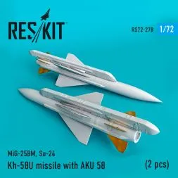 Kh-58U missile with AKU 58 1:72