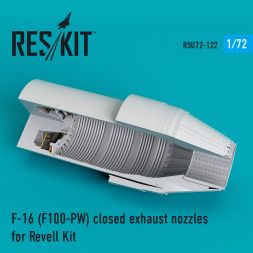 F-16 closed exhaust nozzles for Revell 1:72