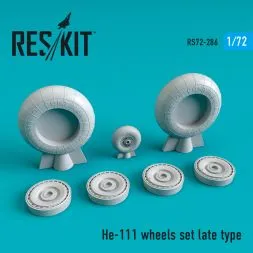 He 111 wheels set late type 1:72