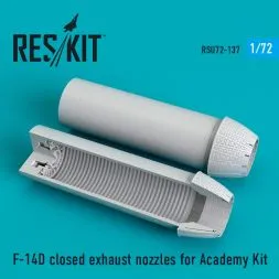 F-14D closed exhaust nozzles for Academy 1:72