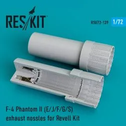 F-4 Phantom II (E/J/F/G/S) exhaust nossles for Revell 1:72
