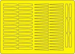 Su-35S EXHAUST NOZZLES (close) mask for G.W.H. 1:48