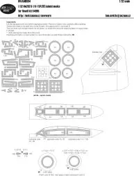 Me 262 B-1/U-1 mask for Revell 1:32