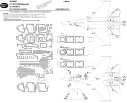 Su-27UB ADVANCED mask for G.W.H. 1:48