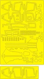 Su-27UB EXPERT mask for G.W.H. 1:48