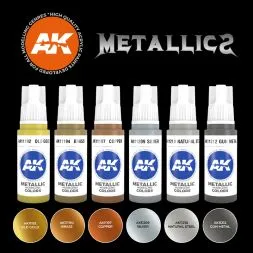 Metallics Colors set (3G)