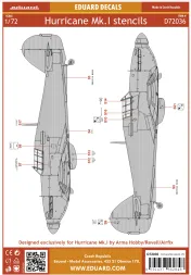 Hurricane Mk.I stencils 1:72