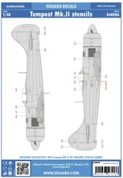 Tempest Mk. II stencils 1:48