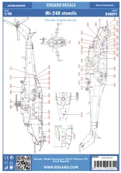 Mi-24D stencils 1:48