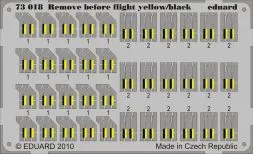 Remove Before Flight - yellow/ black 1:72