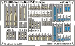 Seatbelts RAF Q type 1:72