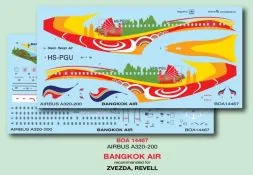 Airbus A320 - Bangkok Air 1:144