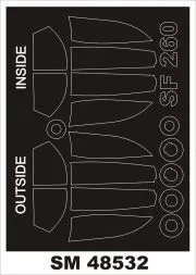 SF-260 mask for KP 1:48