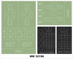 SB2C-4 Helldiver Maxi mask for Infinity Models 1:32